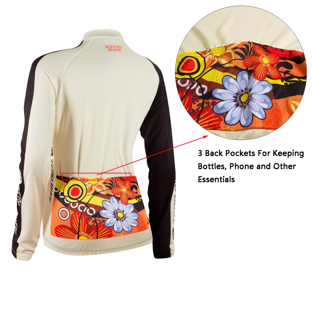 Amazon.co.jp: ZEROBIKE™ サイクルジャージ レディース 長袖