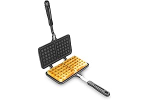 Cast Iron Double Mini Waffle Baking Pan