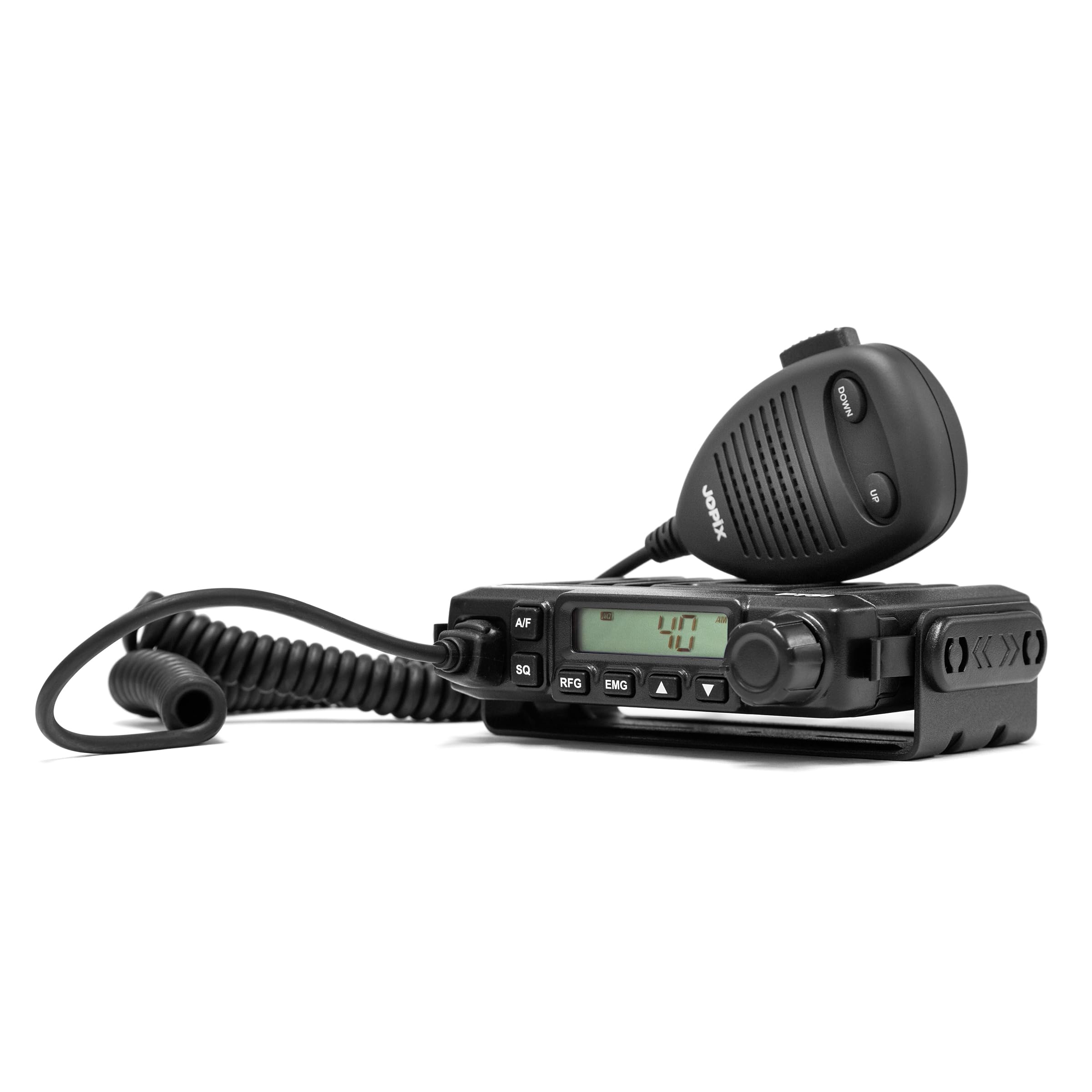 Jopix - Emisora Móvil CB, Jopix PT-31 | Multinorma Europea | Tamaño mini | 40 Canales | Potencia de Transmisión 4W (FM/AM) | Banda Ciudadana CB-27 de 26.965 MHz - 27.405 MHz