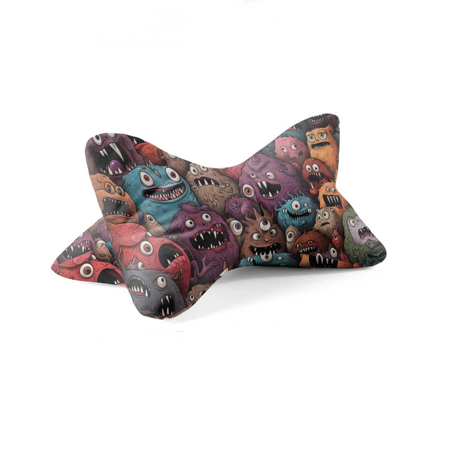 Coussin de lecture enfant oreiller os monstre compagnon des histoires