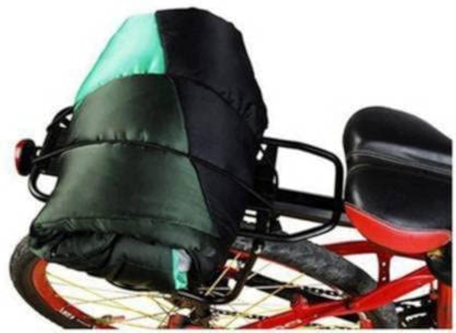 Tuhi Bicycle Rear Rack Aluminum Alloy Adjustable Rear Rack 110 Lbs Capacity Aluminium Bicycle Carrier 1