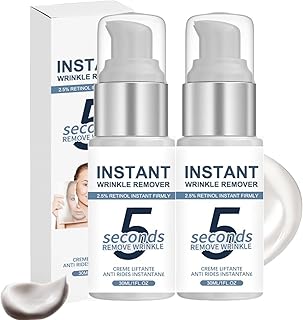 Creme Liftante Anti Rides Instantané 5 Secondes,Wrinkle Power,Roveaskin Creme Anti Rides Femme,Instant Wrinkle Remover,2.5% Retinol Instant Firmly,Combleur Ridés Immediat,Filling Effet Immédiat(2)