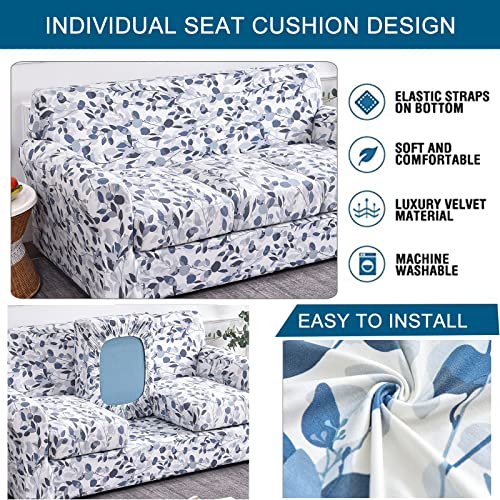 Crfatop 2 Piece Soft Chair Covers For Dogs Stretch Armchair Cover Slipcovers For 1 Seater Chair Slip Cover Washable Sofa Furniture Covers With 1 Individual Cushion Covers,(Small,01) #TOP2