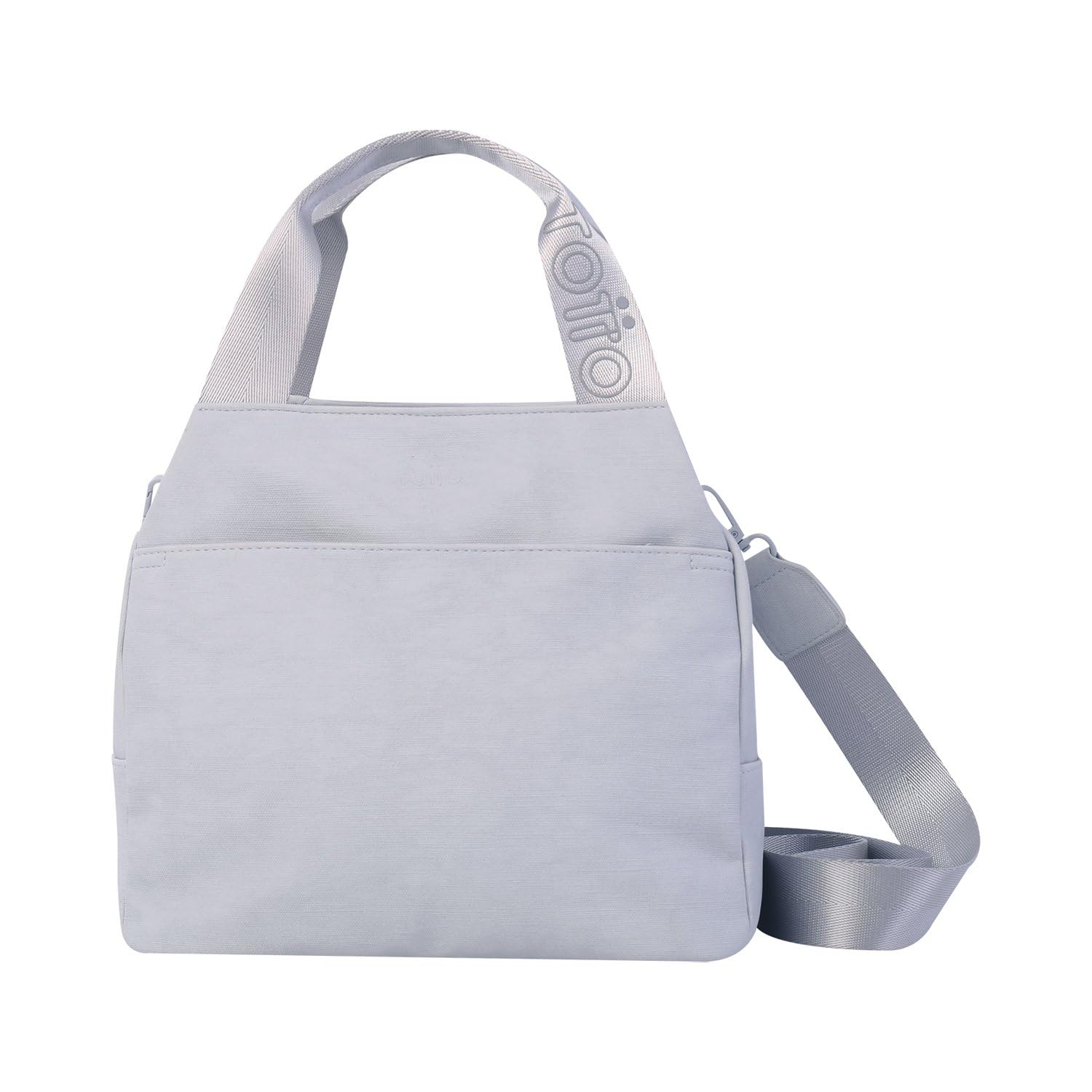 TOTTO - Bolsa Térmica Porta Alimentos 9 L, Modelo Bow 3, 26 x 21 x 17.5 cm, Bolsa Comida Trabajo, Bolsillo Delantero, Asa de Mano, Correa Ajustable y Removible, Fácil de Limpiar, Color Micro Chip