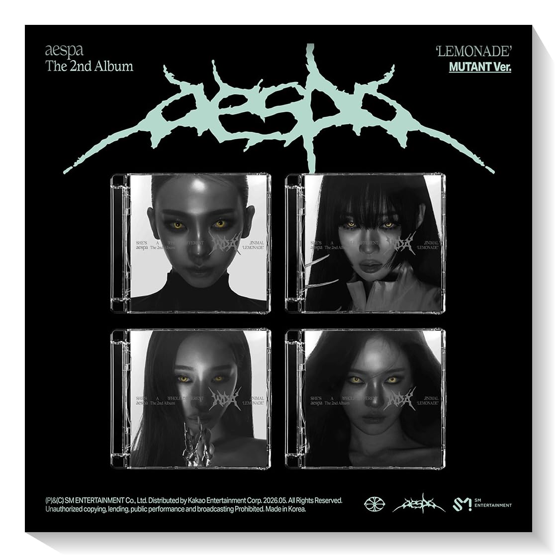 Amazon.co.jp: aespa (エスパ) - 2nd Full Album [ LEMONADE ] 韓国盤