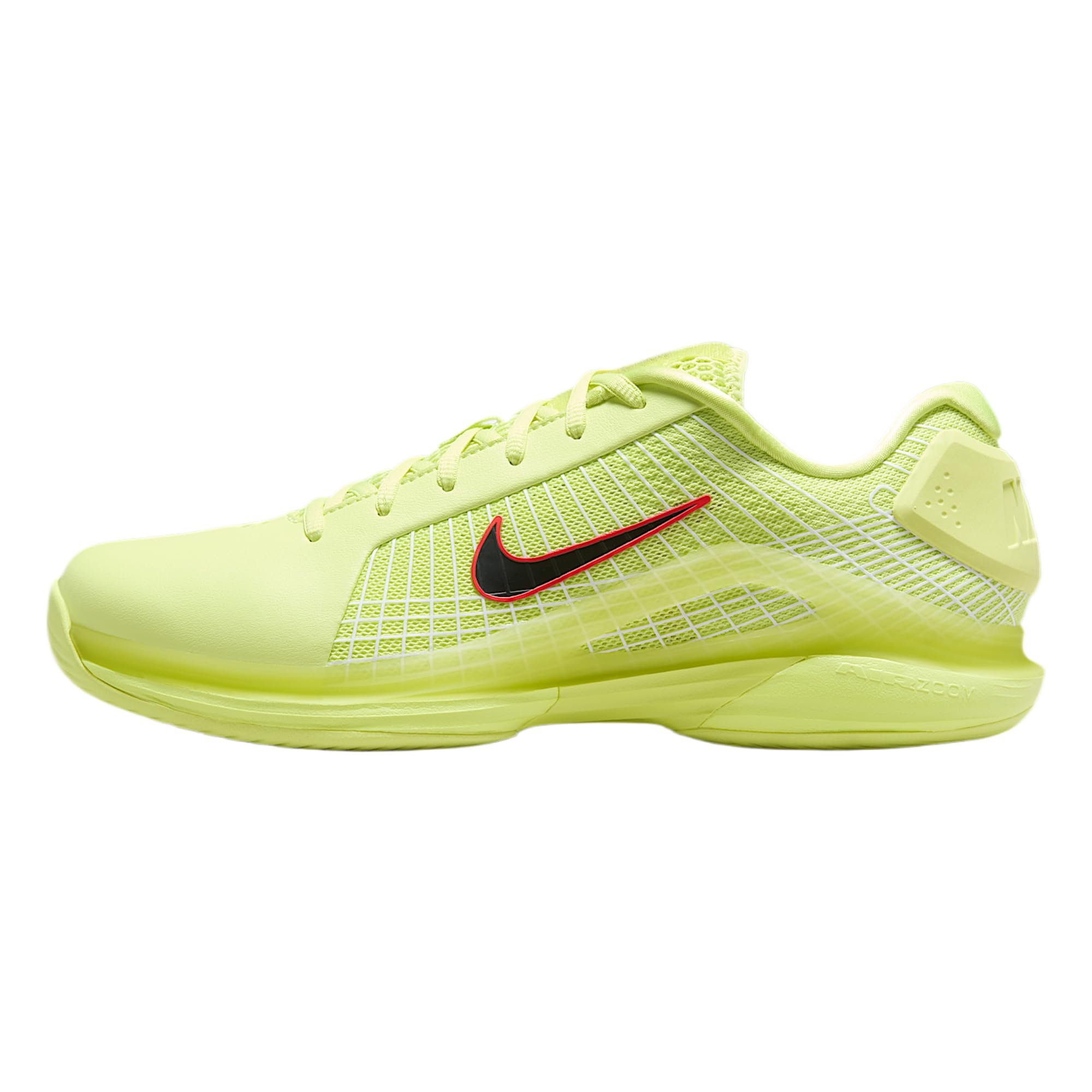 Nike Vapor 12 Hypersmash Mens Hard Court Tennis Shoes Light Lemon Twist Light Crimson White Black Size 9