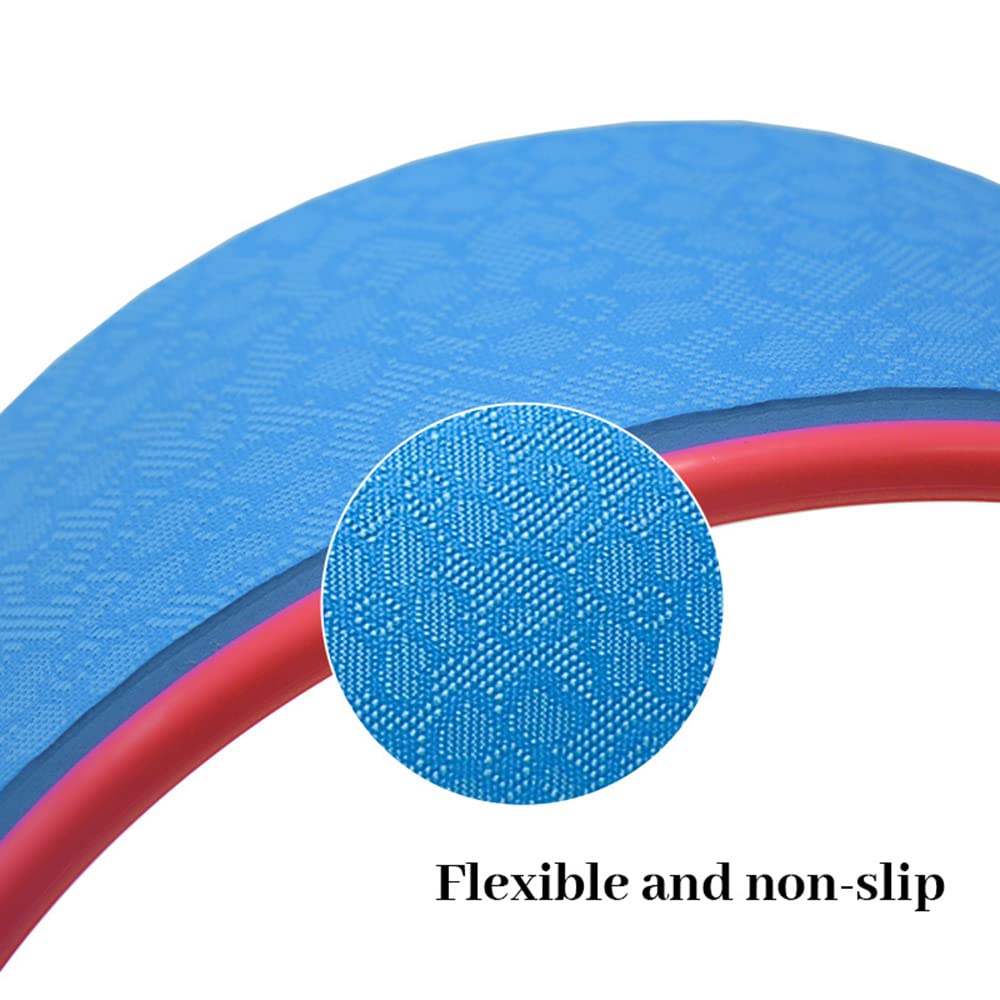 Yoga Pilates Circle TPE Yoga Fitness Roller Wheel Strumento di Allenamento per La Schiena Dimagrante Anello per Pilates A Forma di Vita Magica