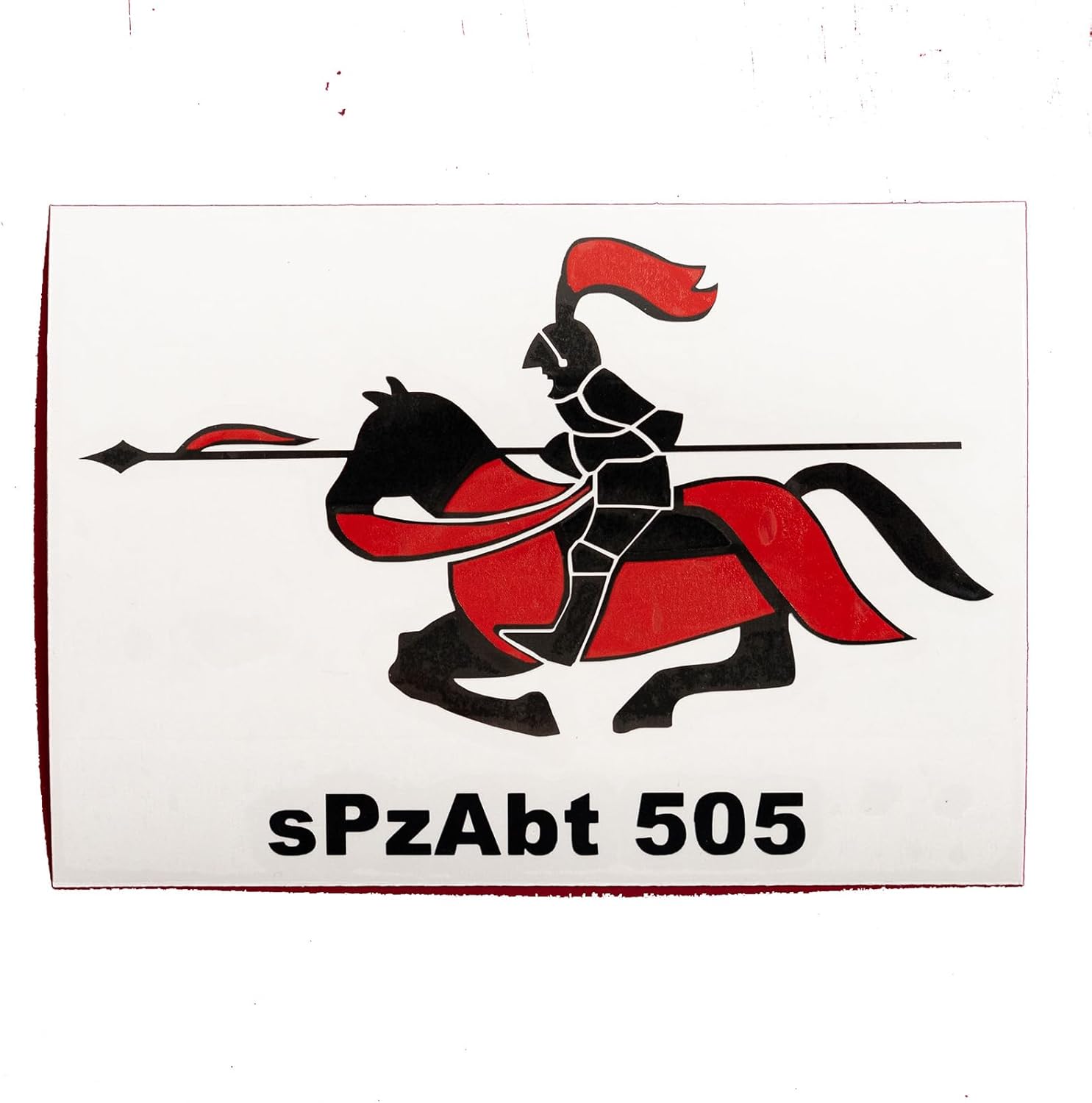 Amazon.co.jp 戦車ステッカー 第505重戦車大隊マーク(重ね貼りタイプ) ホビー