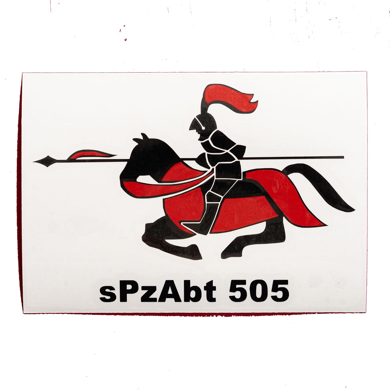 Amazon.co.jp: 戦車ステッカー 第505重戦車大隊マーク（重ね貼り