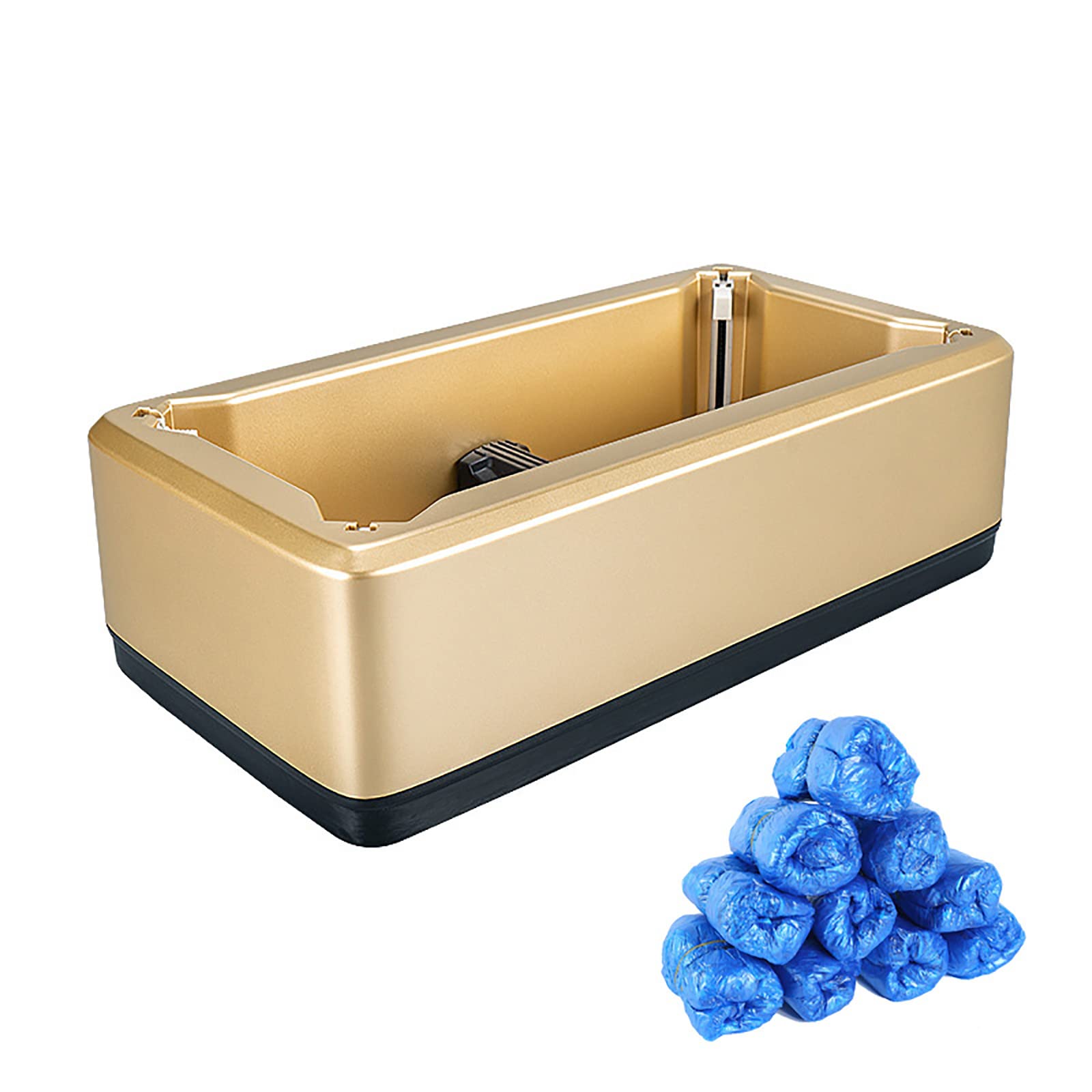 Dispenser automatico di copriscarpe usa e getta con 200 copriscarpe in plastica usa e getta, copertura portatile per casa, ufficio e ufficio