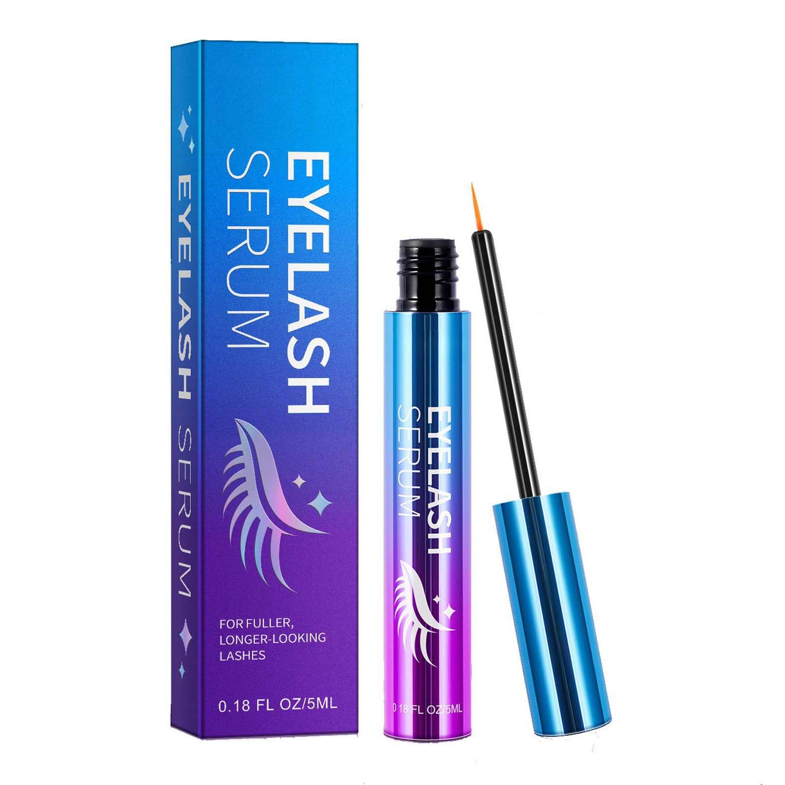 Enhance Lash and Thickness with Lash Booster Serum, Featuring a Brush Applicator, Rapidly Promote Longer, Fuller