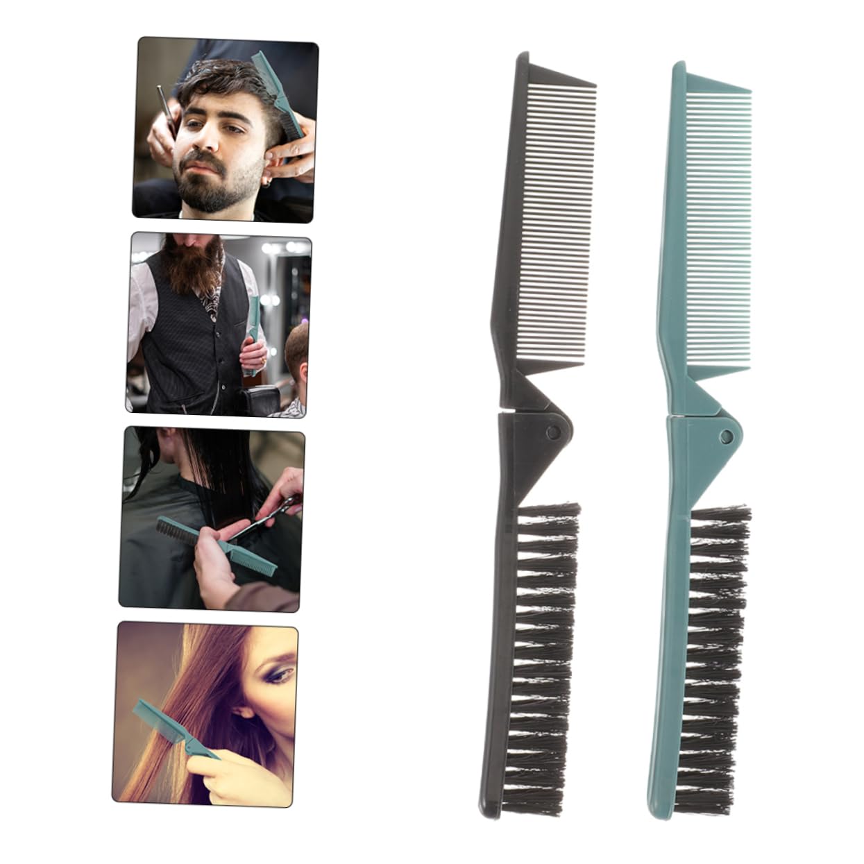 Beavorty Set Di 5 Mini Spazzole Per Pettini Per Portatili Per Donne Set Di Spazzole Per Da Viaggio Pettini 4 Pezzi * 5