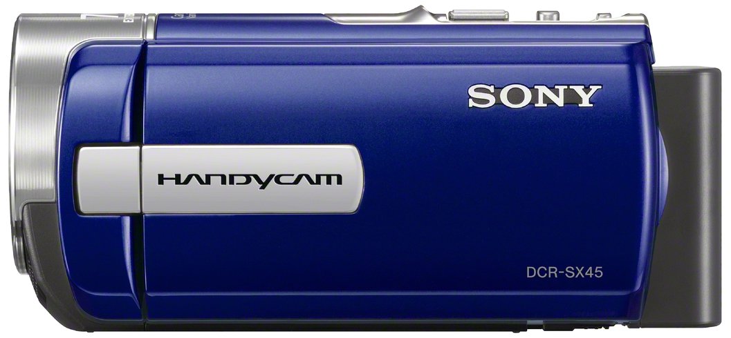 sony Digital handcam DCR_大値下げしました。 Buy Sony DCR-SX45E Camcorder with 60x Optical Zoom (Blue) Online