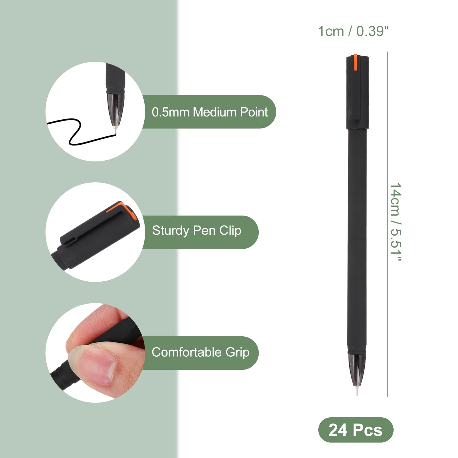 M&G Gel Pen Medium Point 0.5mm - Image 2