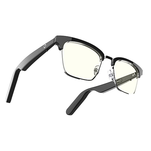 Lucyd - Bluetooth Audio Glasses - Men & Women Smart Glasses w/Blue-Light Protection - Open Ear, Noise Canceling Wireless Mics, Quadrasonic Speaker, Voice Assistants Compatible – Earthbound