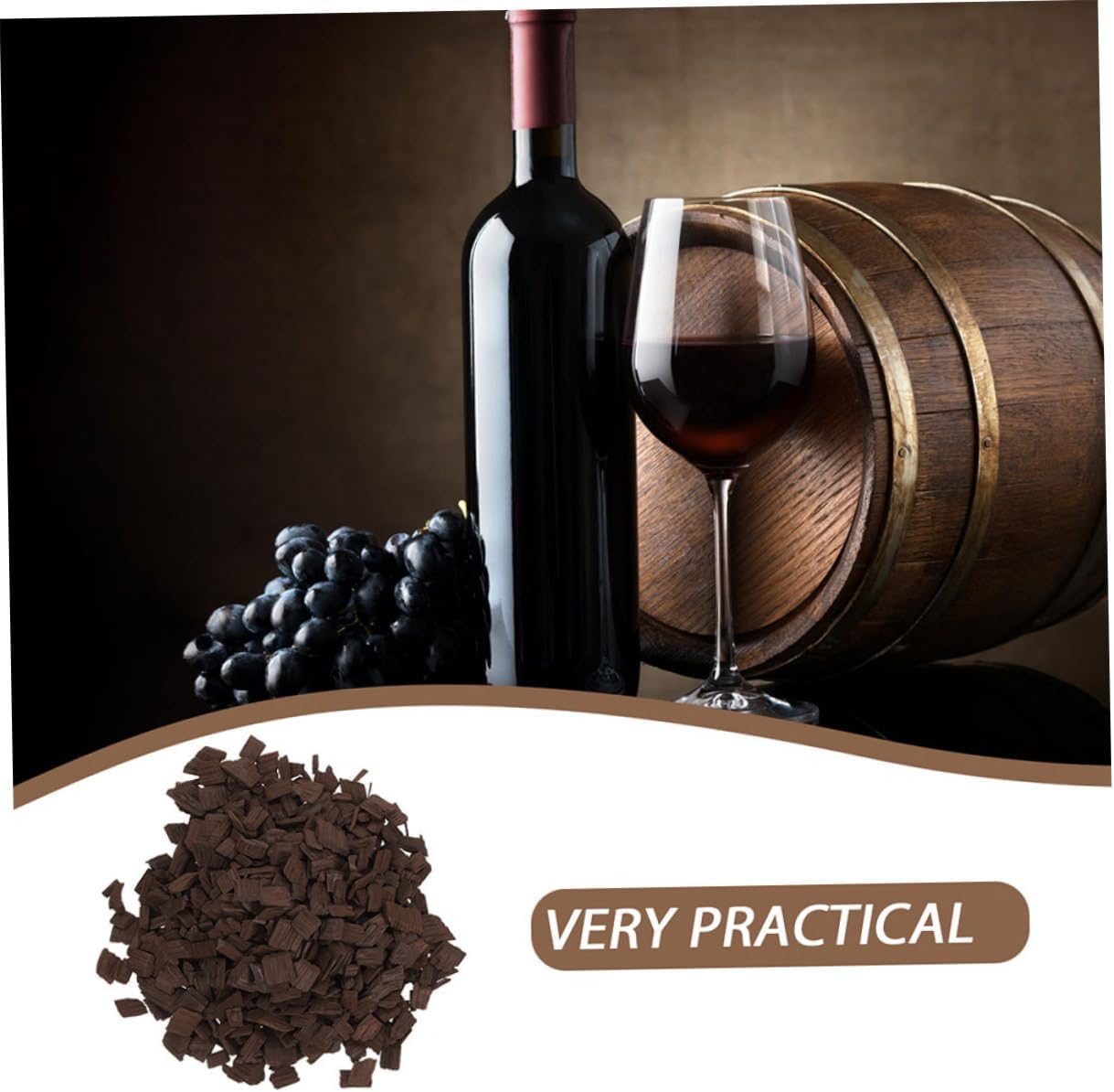1pack French Oak Chips Heavy for Wine Enhancement for Home Brewing and Wine Making Supplies