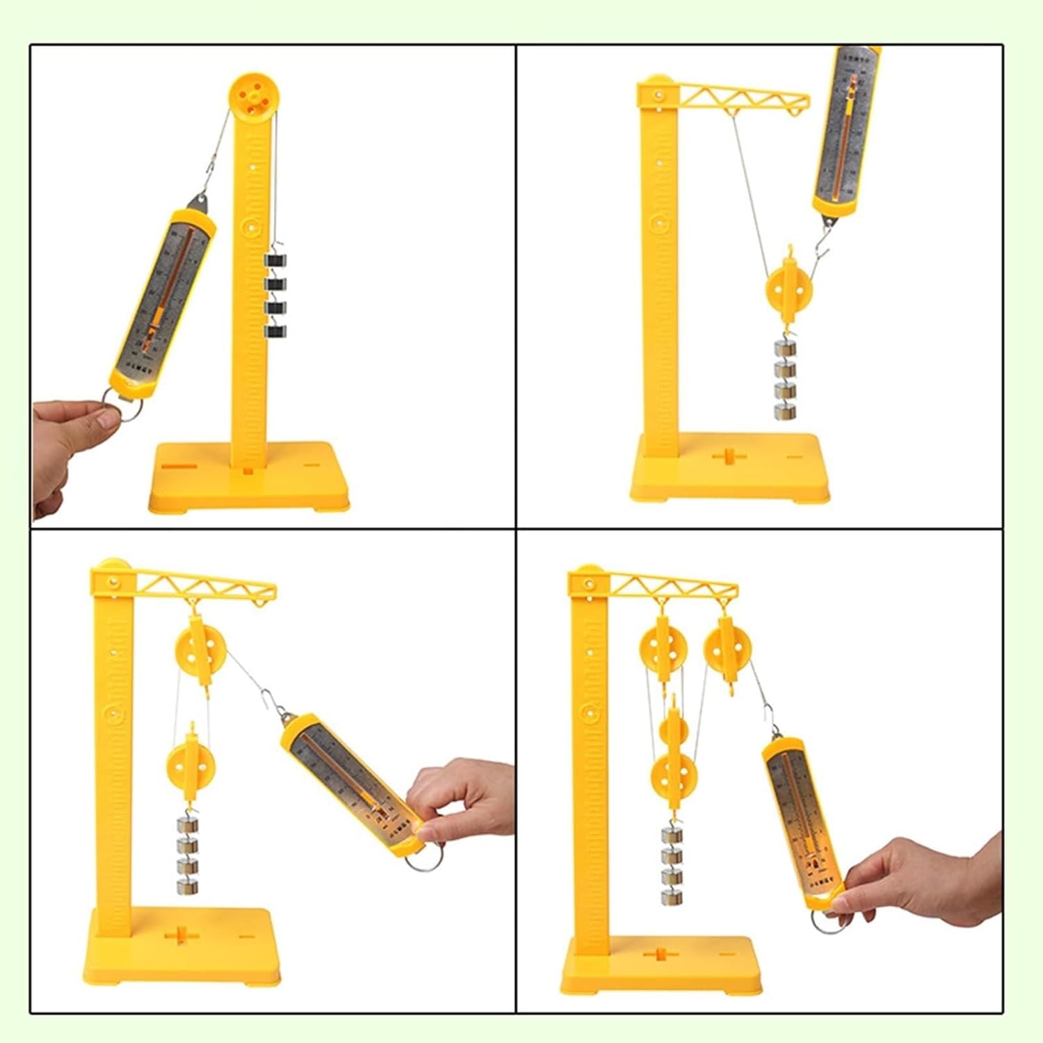 Explore The Role of Fixed Pulleys and Moving Pulleys Classroom Pulley and Levers Experiments Set Mechanics Experiments Teaching Educational Mechanics