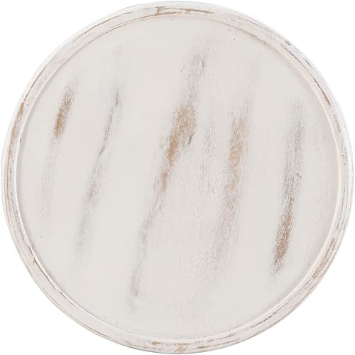 Miniatura 4 de Unknown1 Mesa auxiliar redonda bohemia blanca bohemia ecléctica de madera teñida