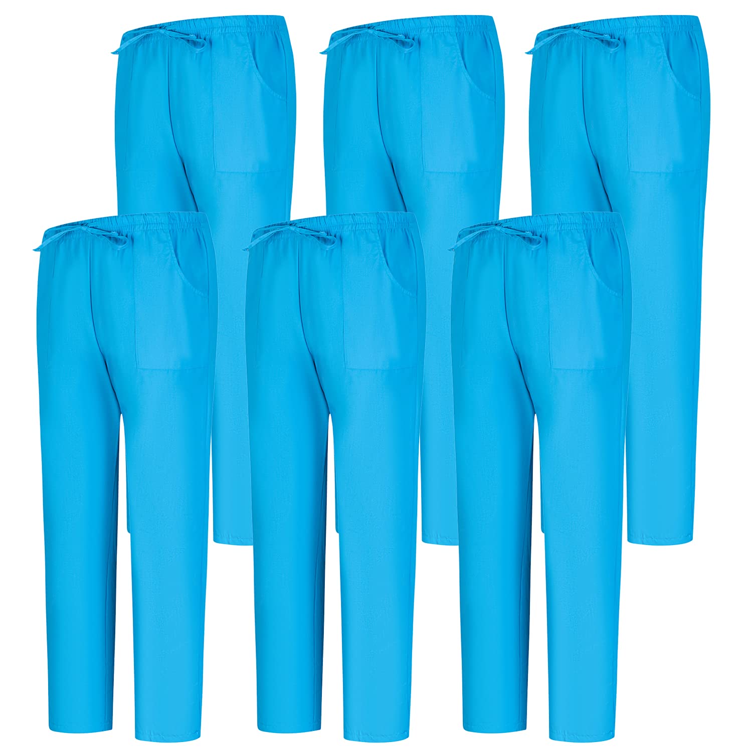 MISEMIYA Unisex Medizinische Schlupfhose (6er Pack)