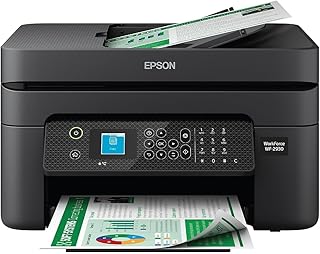 Epson Workforce WF-2930 Wireless All-in-One Printer with Scan, Copy, Fax, Auto Document Feeder, Automatic 2-Sided Printing...