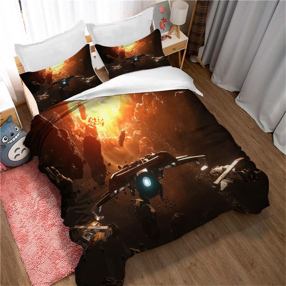 Housse de couette Star Citizen réversible 220x240 : le cadeau parfait pour gamer SC 02