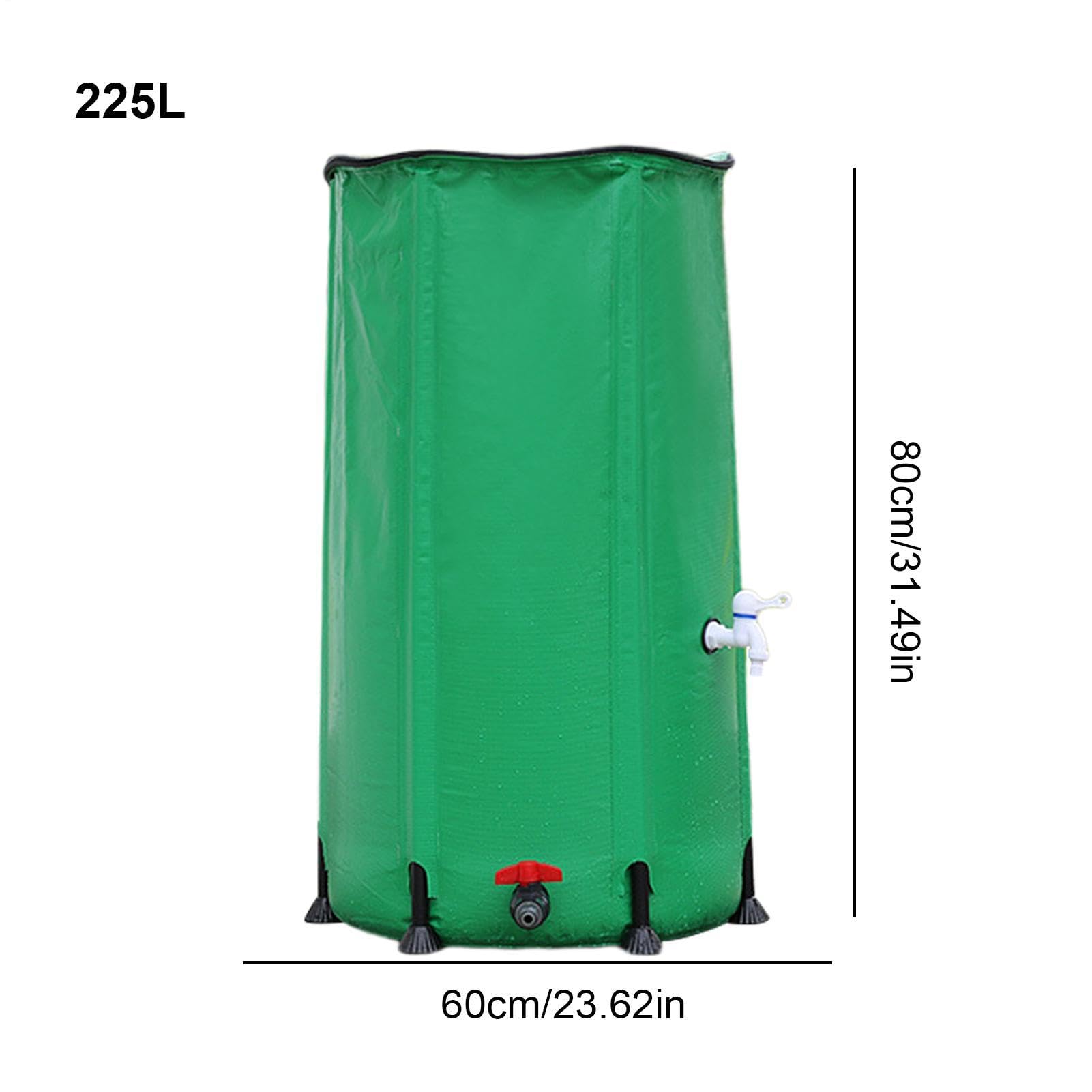Barril de recolección de Agua de Lluvia,Barril de Lluvia portátil Tanque | Recolección de agua de lluvia plegable para riego de jardines, mant