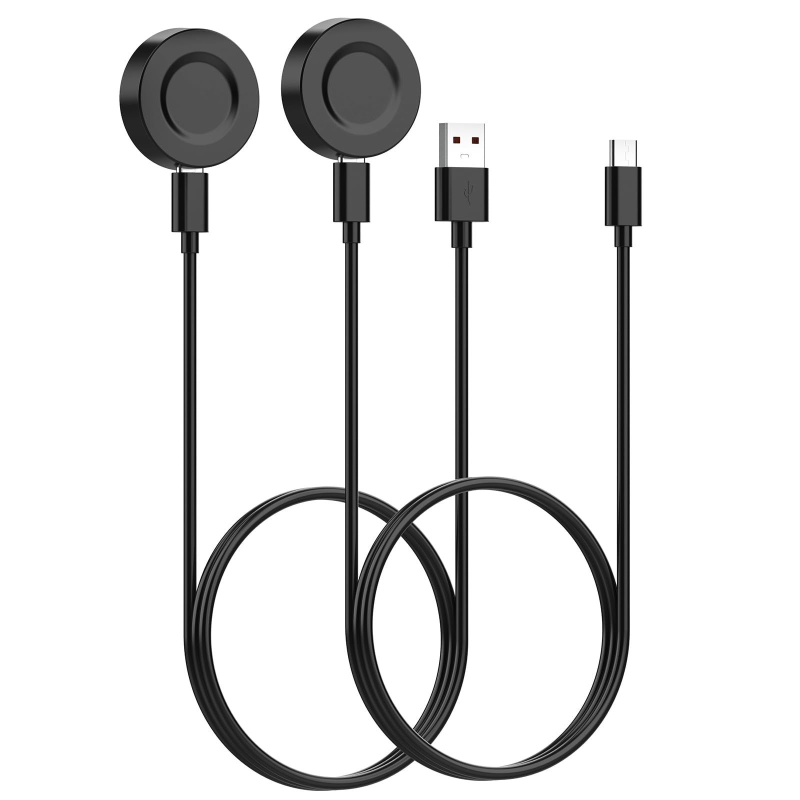 Simpeak 2 Pieces Charger Compatible with Huawei Watch Fit 4/Fit 4 Pro/GT5/4 PRO/4/3/Huawei Watch 5/4 Pro/4/3 Pro/3, 100cm USB Charging Cable Replacement Charger and Charging Cable Type C