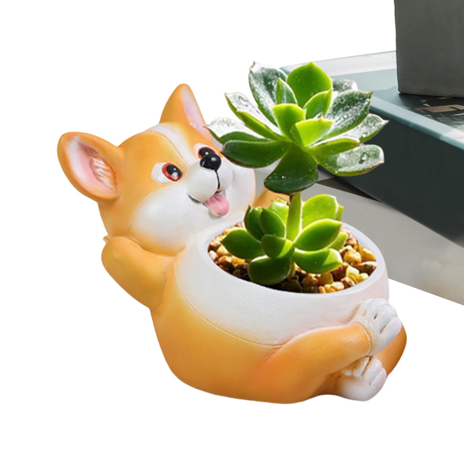 Pots de fleurs animaux en résine pour éliminer la monotonie