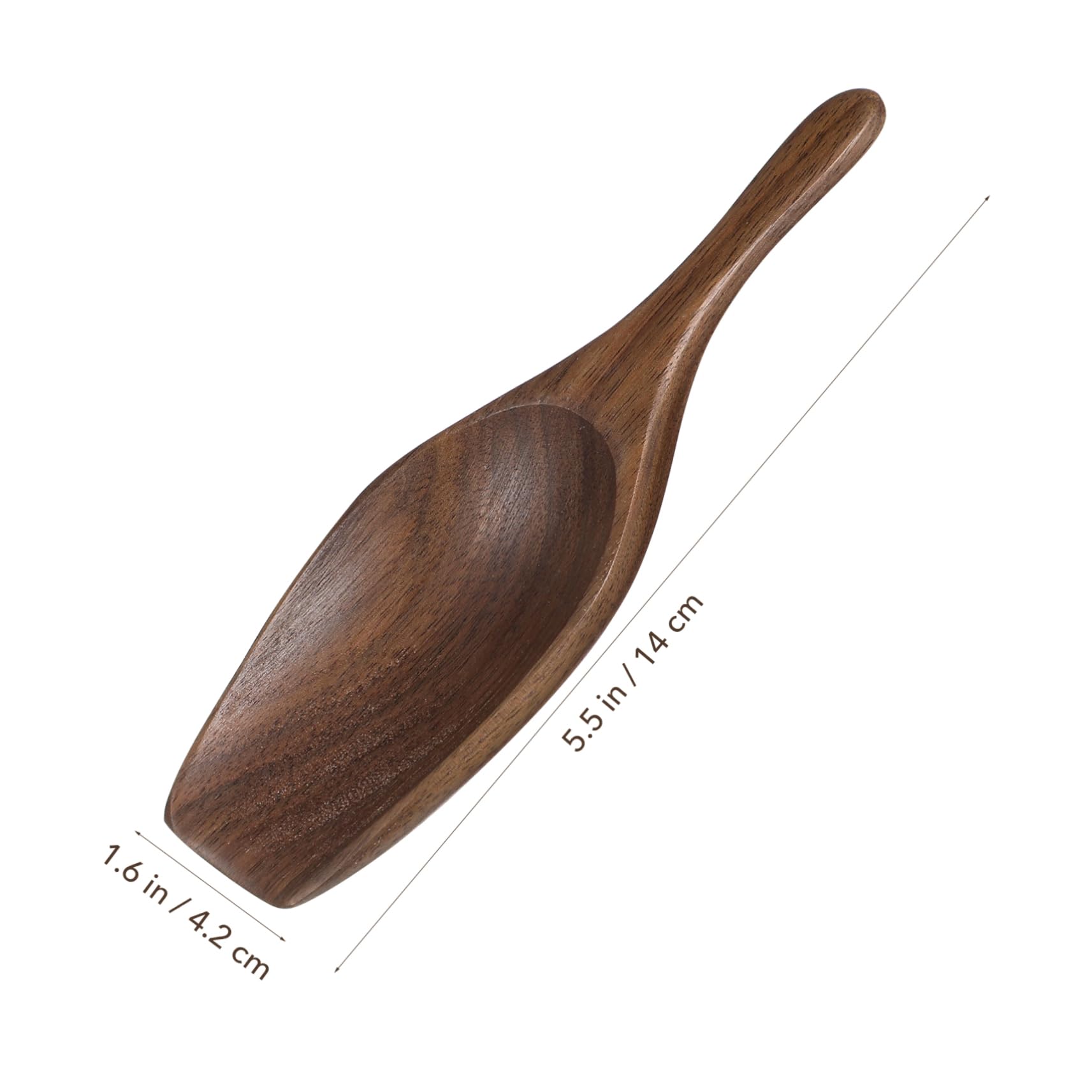TOPBATHY 4piezas Cucharón De Madera Para Café y Cucharas De Madera Reutilizables Utensilio Práctico y Para Cocina y Restaurantes Para Infusiones y Café