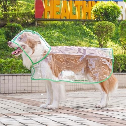 犬用フード付きスリッカーコート 透明ペットレインウェア 防水ジャケット 小型犬 中型犬 大型犬 猫用
