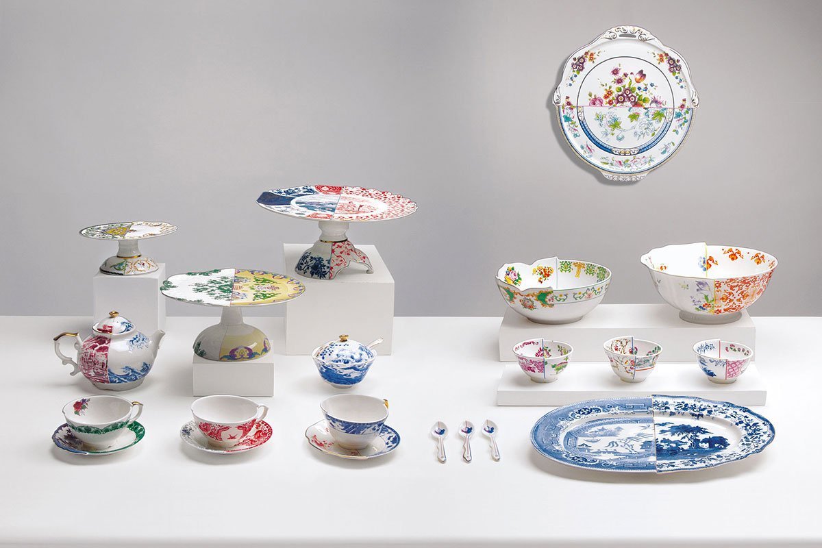 Seletti Bol à fruits en porcelaine Hybrid-Irene Ø 10,5 H 6,2 cm