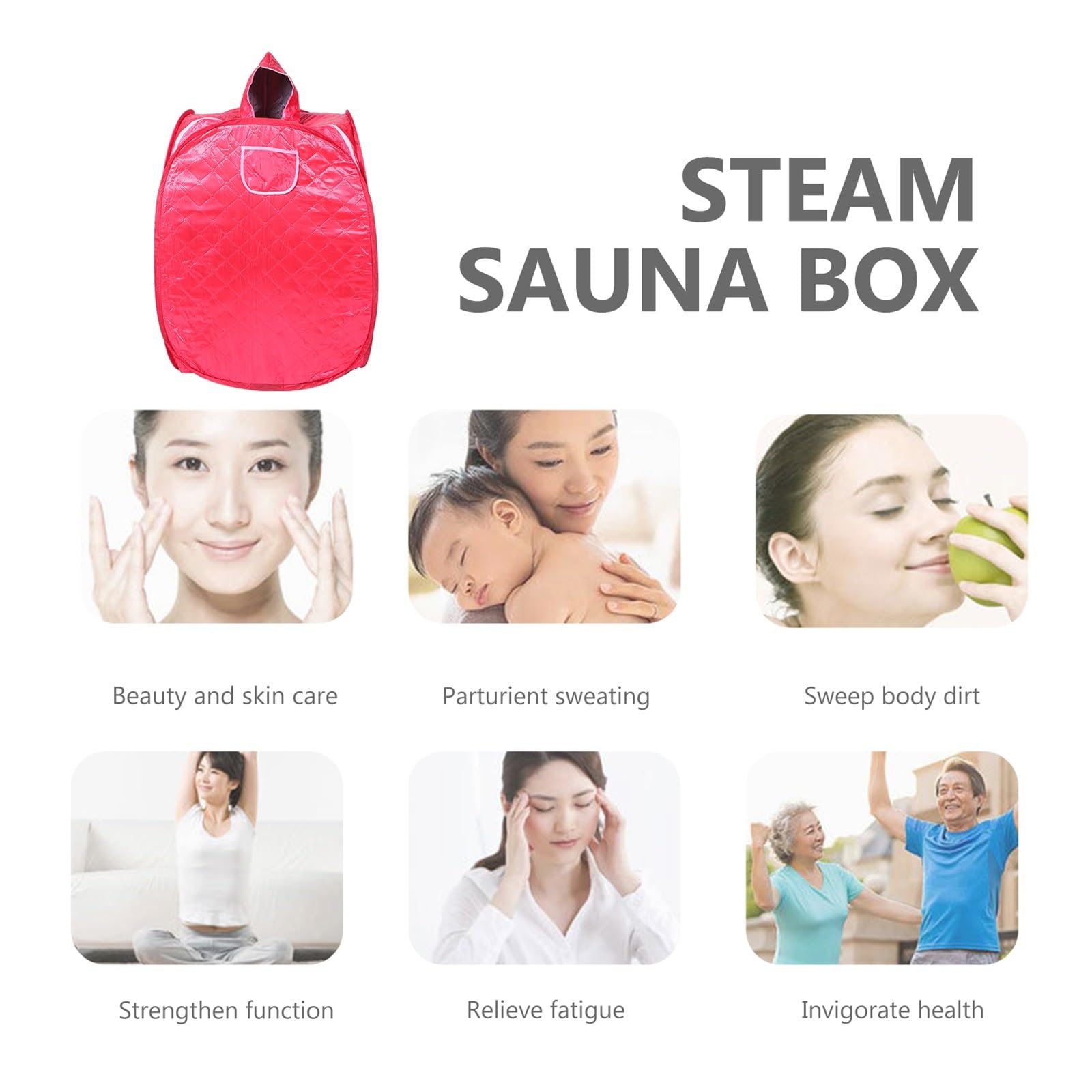 Przenośna sauna parowa do całego ciała, dla jednej osoby, spa, namiot w domu