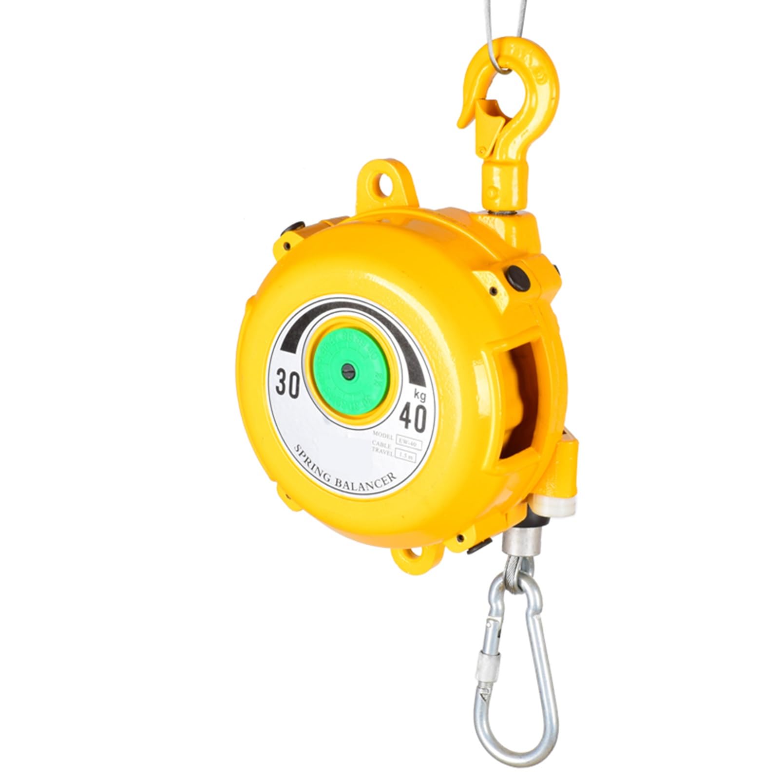 Retractable Spring Balancer, Spring Balancer Retractor Tool, Multiple Load Ranges, 1.5M Wire Rope(30-40kg)