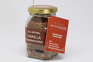 Artisan Palate Vanilla Demerara Sugar - All Natural 150 Grms (5.29 OZ)
