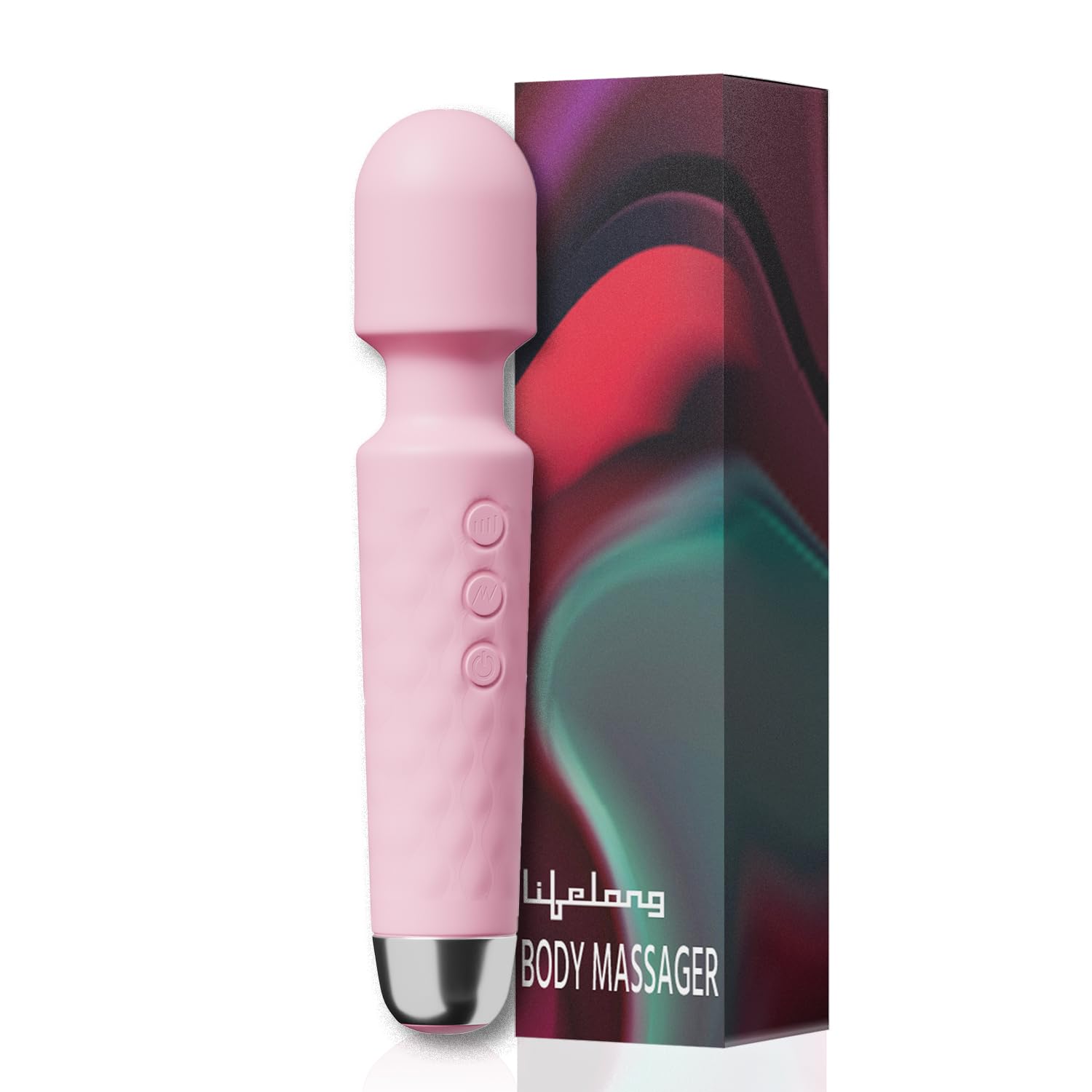 Lifelong Massager Machine for Women -Rechargeable Wireless Mini Body Massager with 20 Vibration Modes,Fast Charging, 8 Speeds and Water Resistant-Massager Machine for Full Body-image-48
