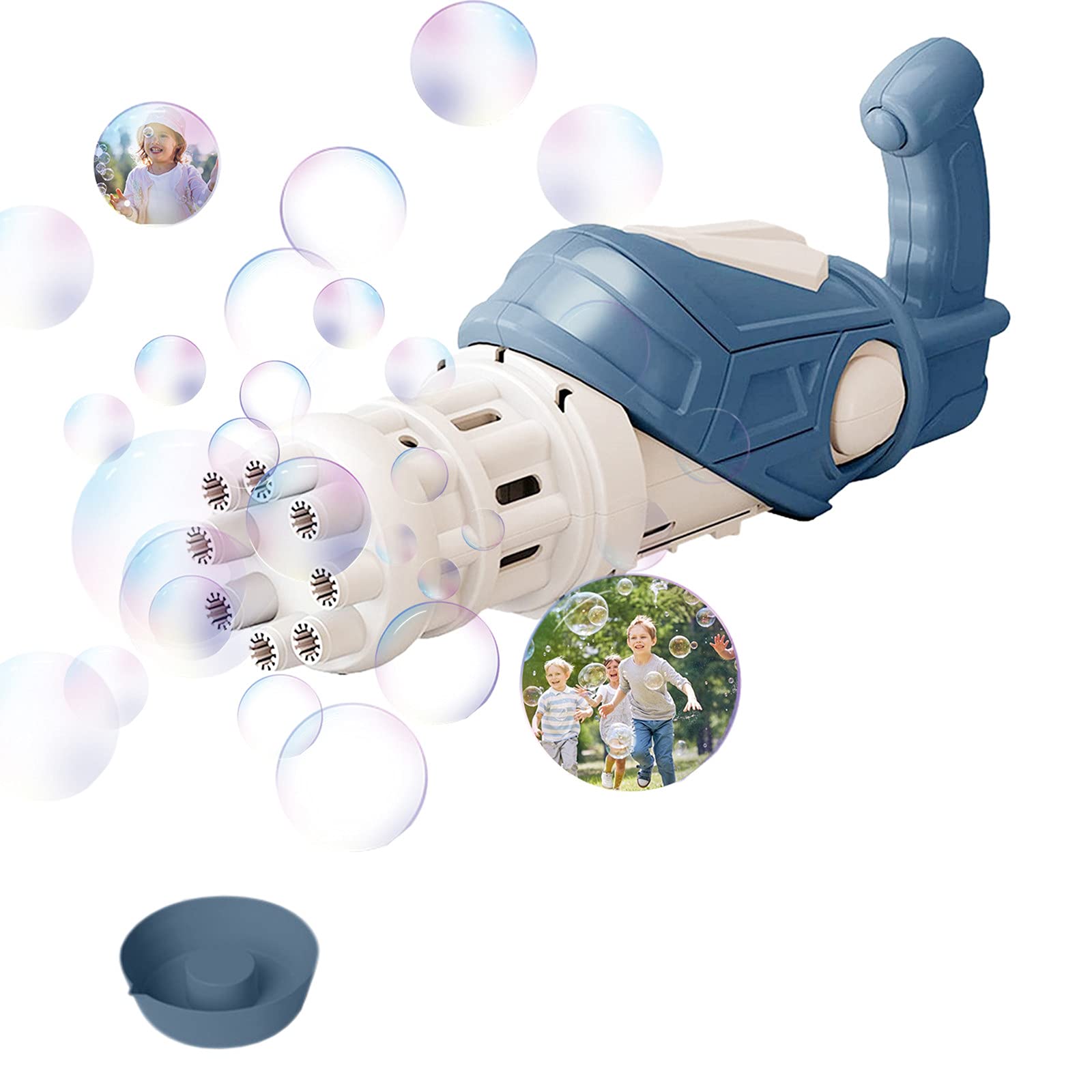 Buy AILIEEE Bubbles for Children Gatling Bubble Machine 8Hole Bubble