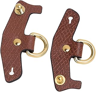 Chispee Bag Strap Accessories Bag Shoulder Strap Dumpling Crossbody Bag Perforated Conversion Accessories for Punch-Free Bag Strap (Brown Gold