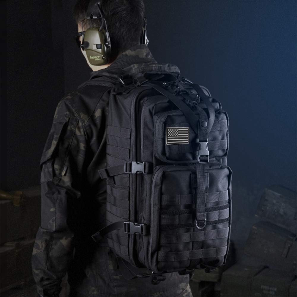 EMDMAK Military Tactical Backpack, 42L Large Military Pack Army 3 Day Assault Pack Molle Bag Rucksack for Outdoor Hiking Camping Hunting : Sports & Outdoors