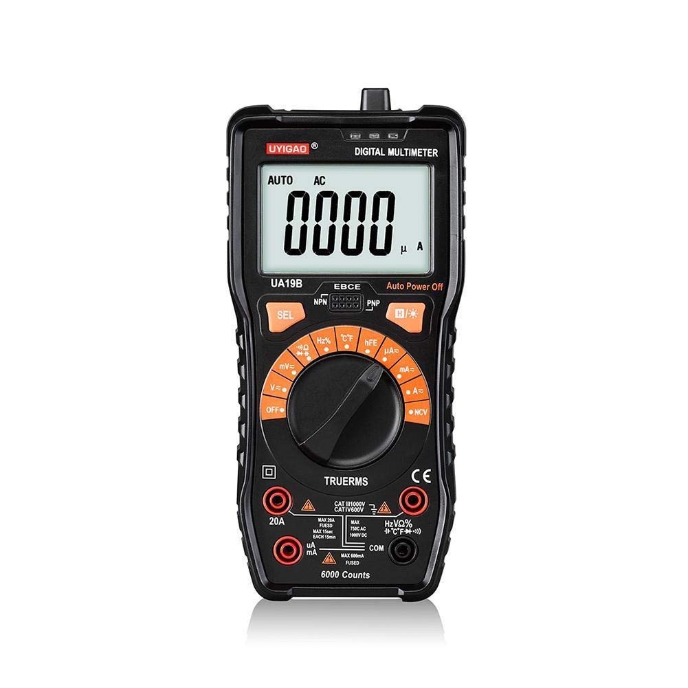 UA19B Multimeter LCD Display Electric Voltmeter Ammeter Ohm Tester AC Testers Meter Digital Multimeters Auto Power Off - Function Detector
