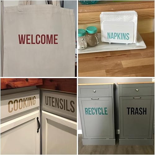 Miniatura 4 de Plantillas de letras del alfabeto de 8 pulgadas para pintar, paquete de 42 plantillas de letras y números con letreros para pintar sobre madera,