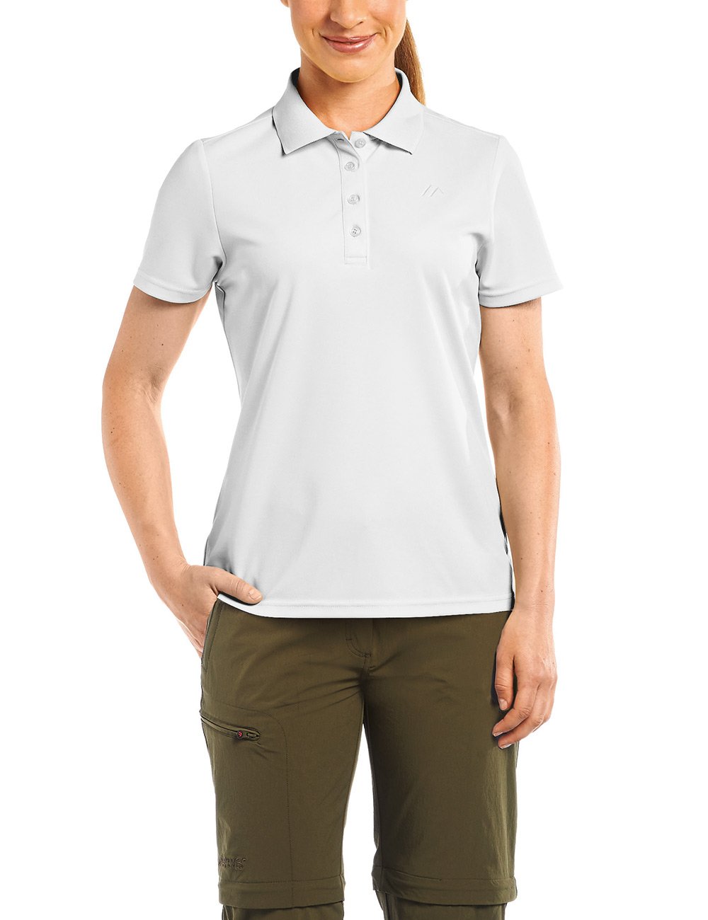 Maier Sports - Polo da Donna a Maniche Corte