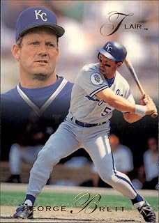 1993 Flair Baseball Card #213 George Brett