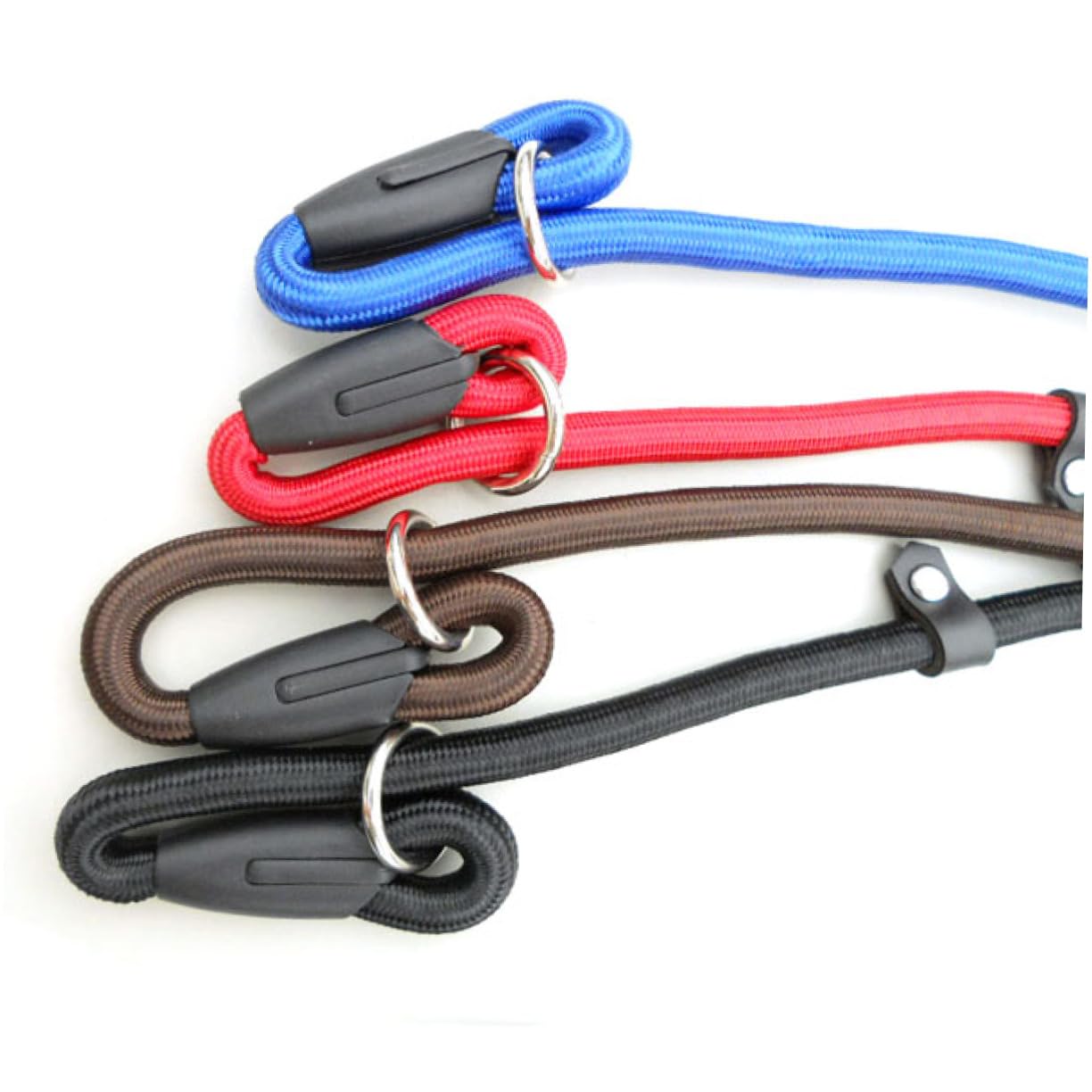 HEMOTON Nylon Adjustable Dog Leash Strong Pet Training Lead Rope for Walking Durable and for Dogs Coffee Color