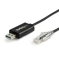 StarTech.com Cavo per Console CISCO USB, USB a RJ45 da 1,8 m Cavo Rollover