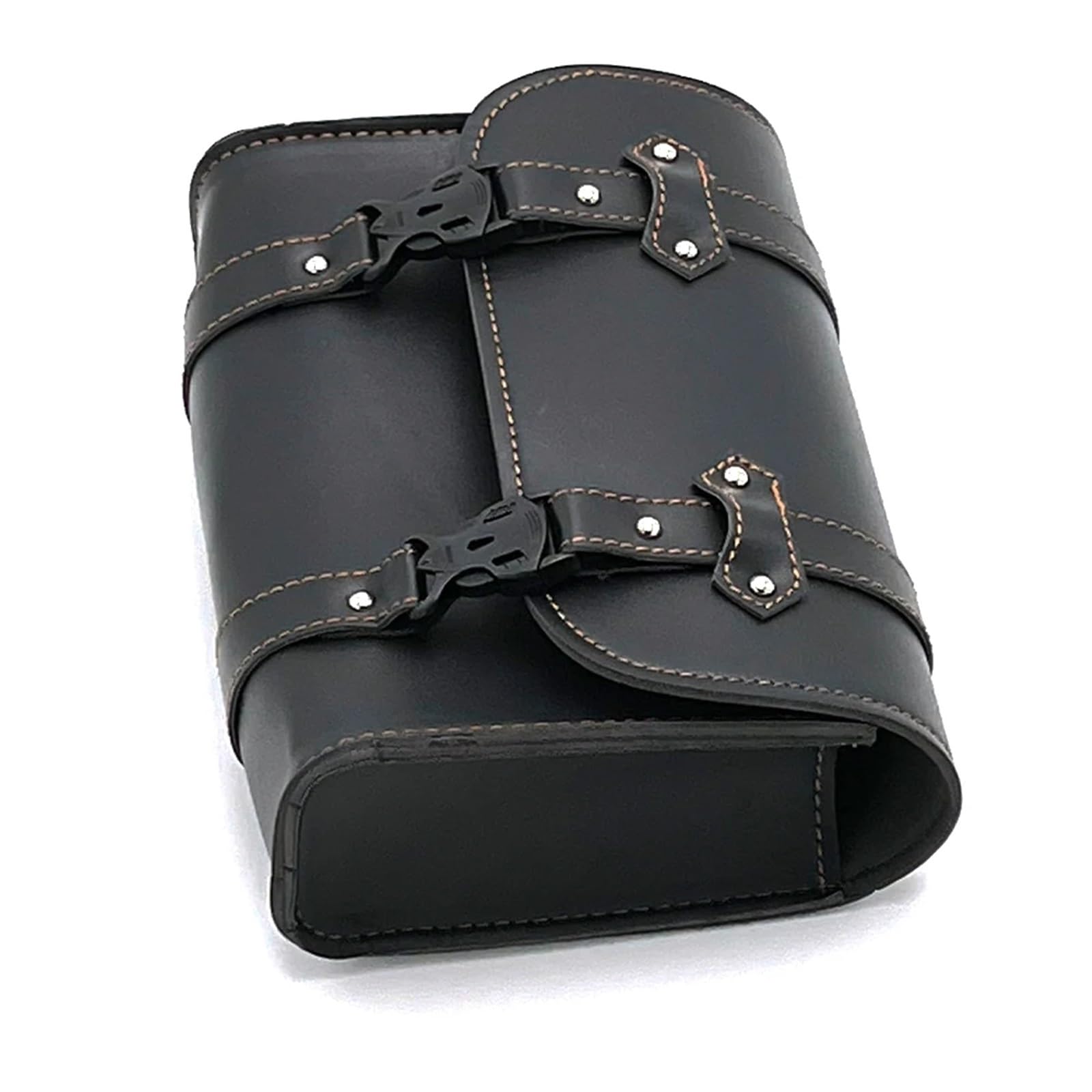 Sacoches Latérales Universelles Moto – Sacoches De Selle Noires En PU (Lot De 2) – Neuves