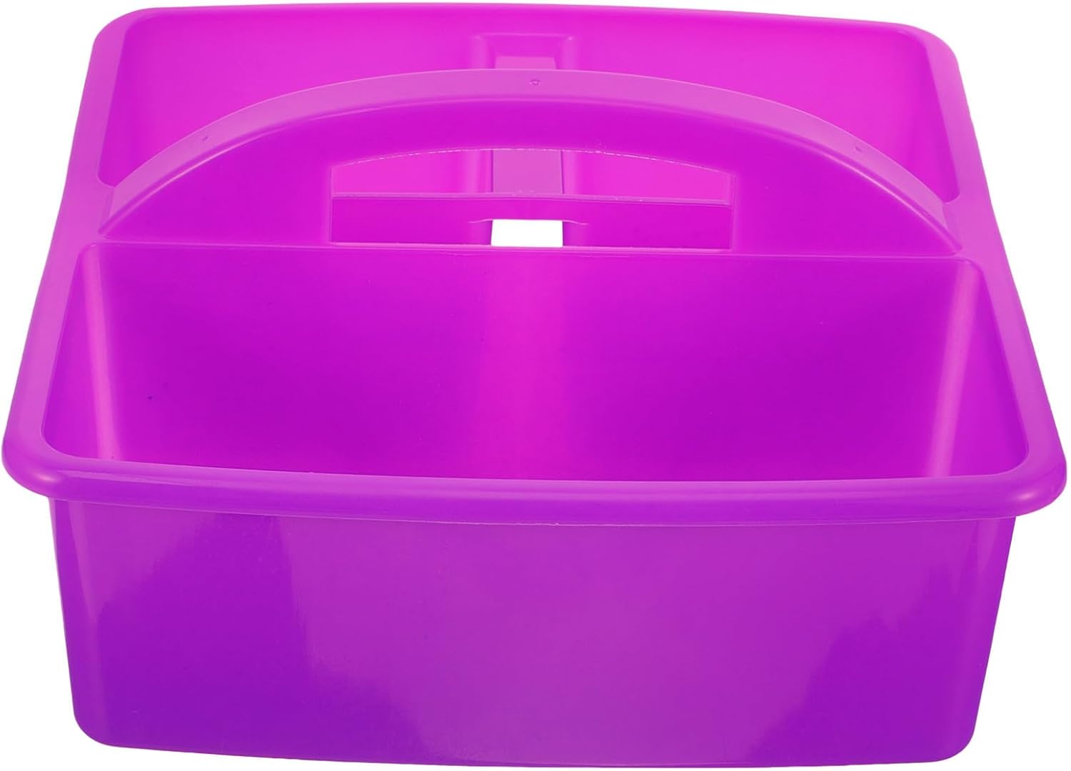 Portable Cleaning Tool Basket with Handle, Multi Compartment Plastic Box