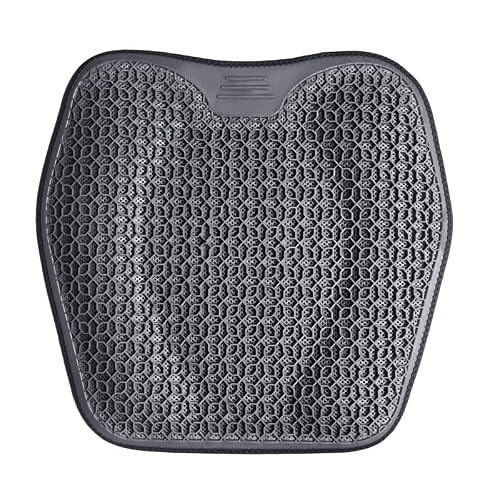 SOUNAY Car Seat Cushion, Breathable Support Design, Gel Seat Cushion, 1.97inch Thick, Non Slip Cooling, for Office Chair, Wheelchair and Car Seat