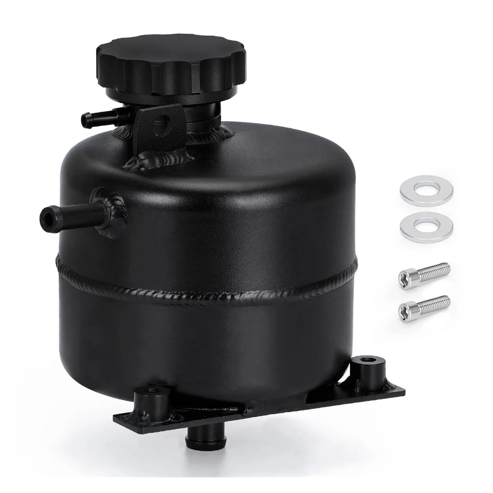 Vaschette Liquido Radiatori Per BMW Per Mini Per Cooper S R52 R53 2002-2008 Collettore Raffreddamento Alluminio Dell'acqua Pieno Tappo Espansione Serbatoio Accessori Auto(Black)