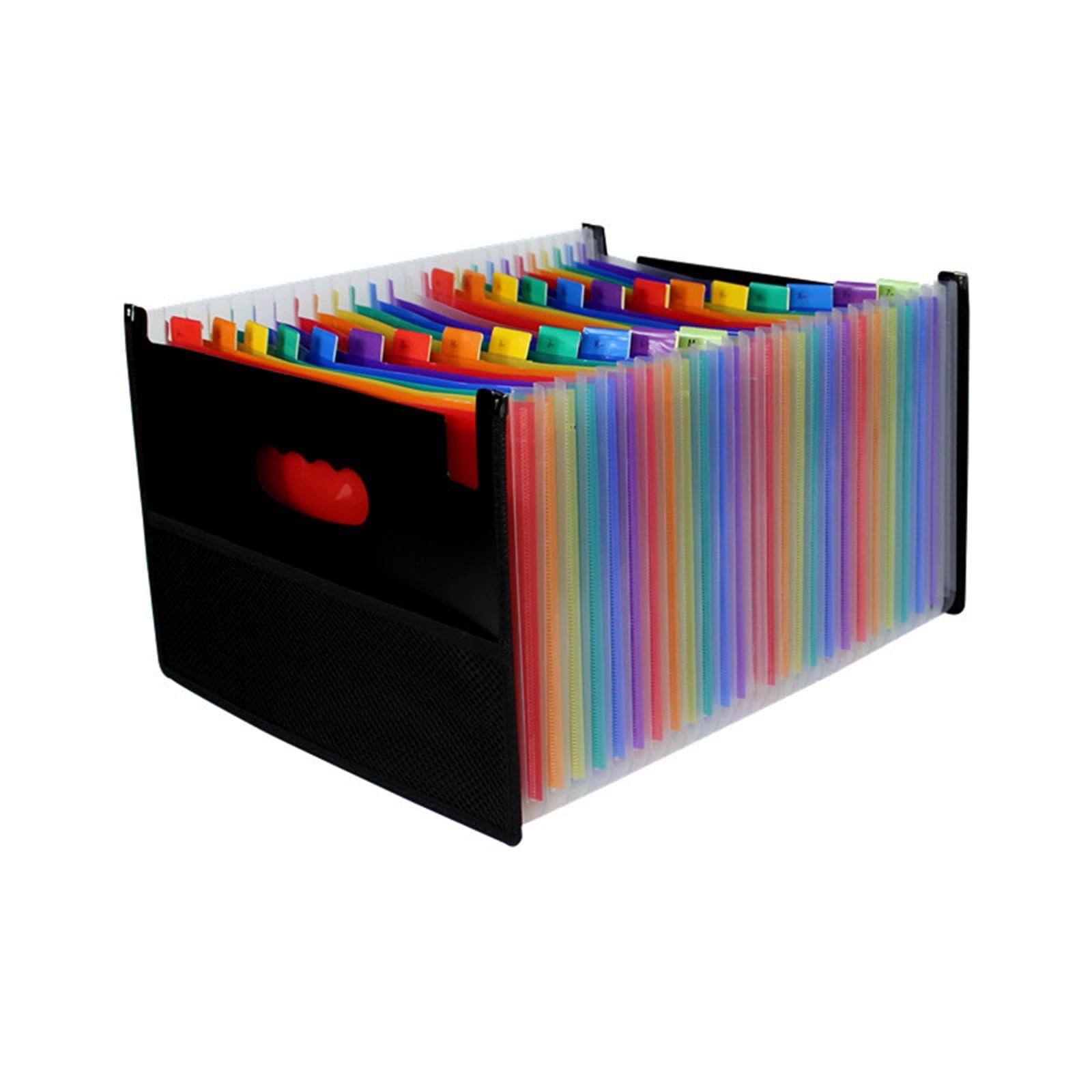 Carpetas de Archivos Bolsa de órgano Creativa expandible Carpeta A4 Carpeta Deslizante Folleto de información para la Escuela, la Oficina y el hogar
