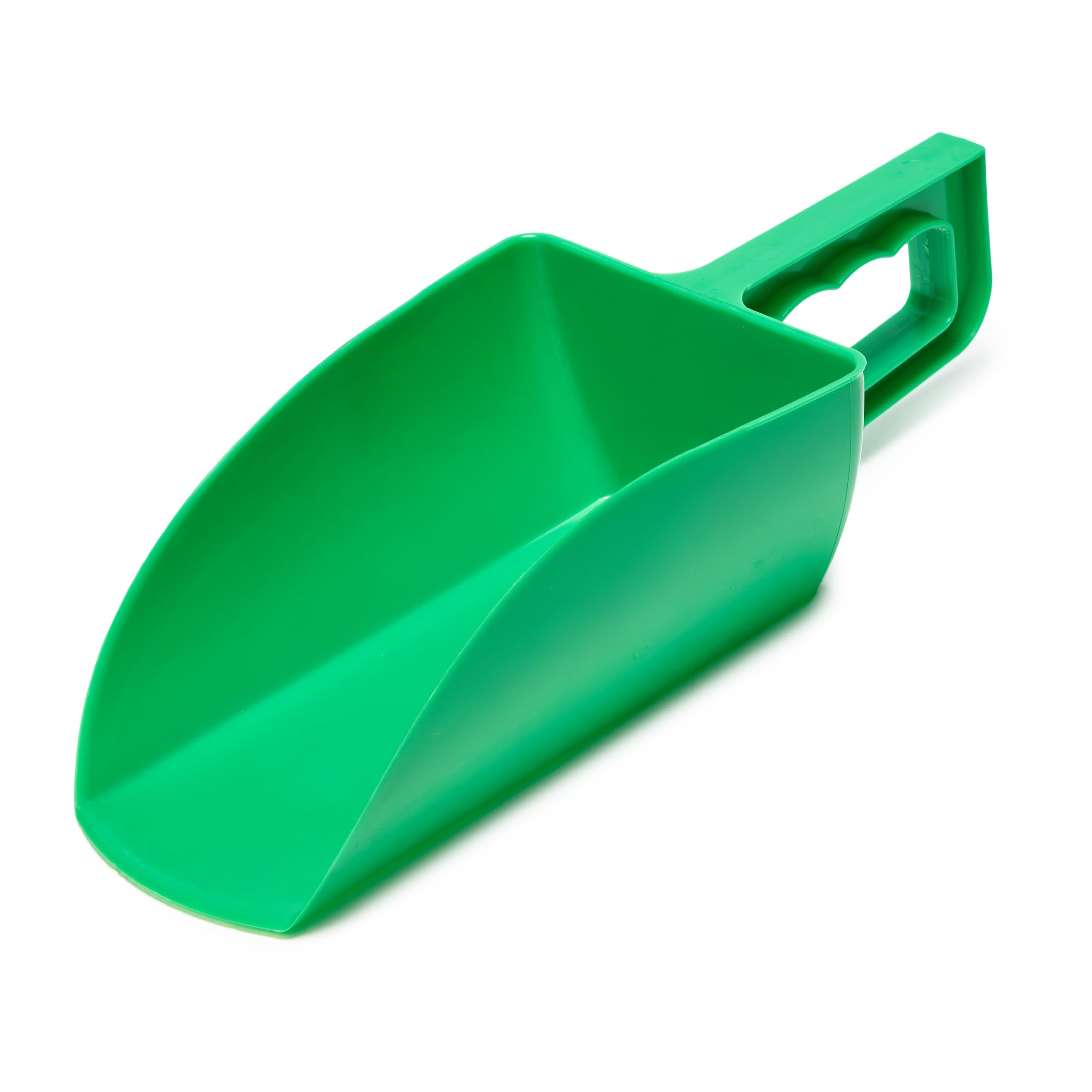 Garronda Futterschaufel ca. 1000 g – ergonomische Schaufel für Futter, Granulat, Streu & Dünger – robuster Kunststoff – BPA-frei, leicht zu reinigen – GD-0153, Grün